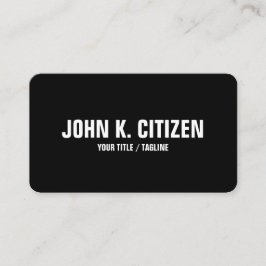 O texto corajoso arredondou o cartão de visita -