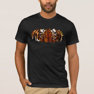 O tigre da fantasia Eyes a camisa dos animais