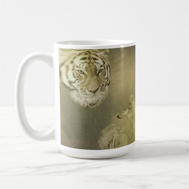 O Tigre E O Gatinho, A Xícara De Café (Esquerda)