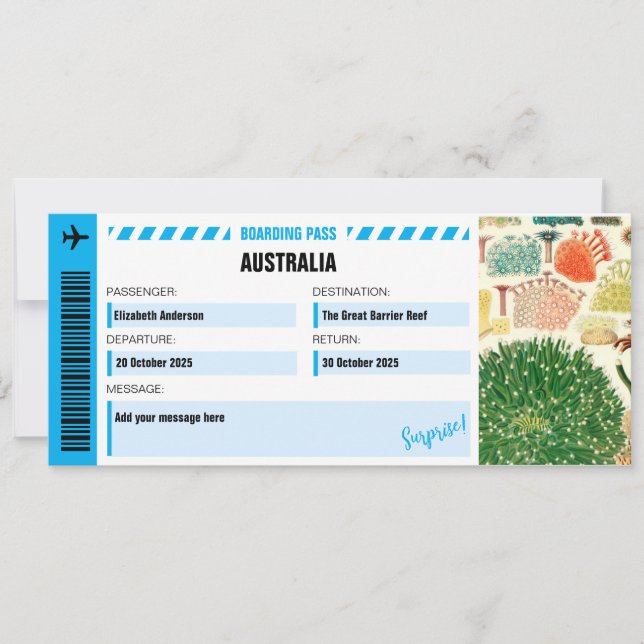 O tíquete de surpresa da barreira do Excelente (Frente)