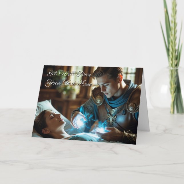 O toque de cicatrização ganha um bom cartão de sau (Frente)