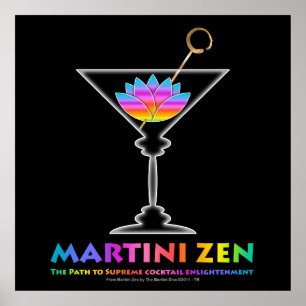 O trajeto ao poster da iluminação do cocktail,