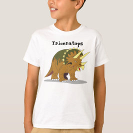 O Triceratops caçoa a camisa