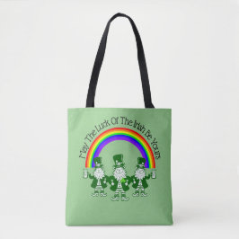 O Trio Leprechaun Por Toda A Impressão Tote Bag