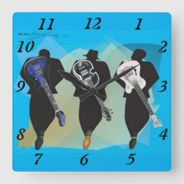 O Trio - Relógio de Parede de Acrílico