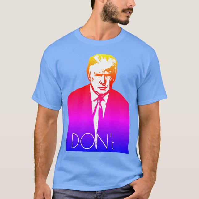O Trump "Não" T-Shirt (Frente)