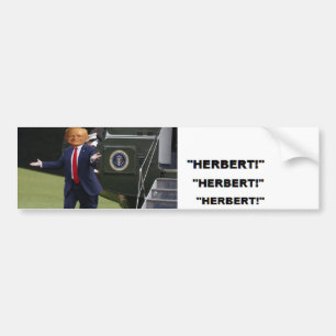 O TRUMP passa para o adesivo do protetor Herbert H