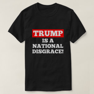 O trunfo é um t-shirt nacional do preto da desonr