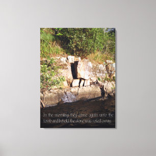 O Tumba de Jesus Canvas Imprime