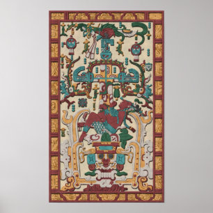 O túmulo do poster de Pacal