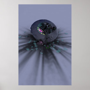 O UFO Smack abaixo do poster