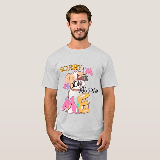 "O último Pet Lover T-Shirt Divertido e confortáve (Frente Completa)