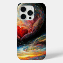 O Universo é o Alive_Digital Art Iphone 15 Case