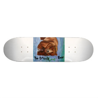 O urso, o conselho do skate do urso