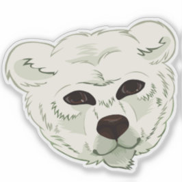 O Urso Polar // Adesivo de Vinil Personalizado