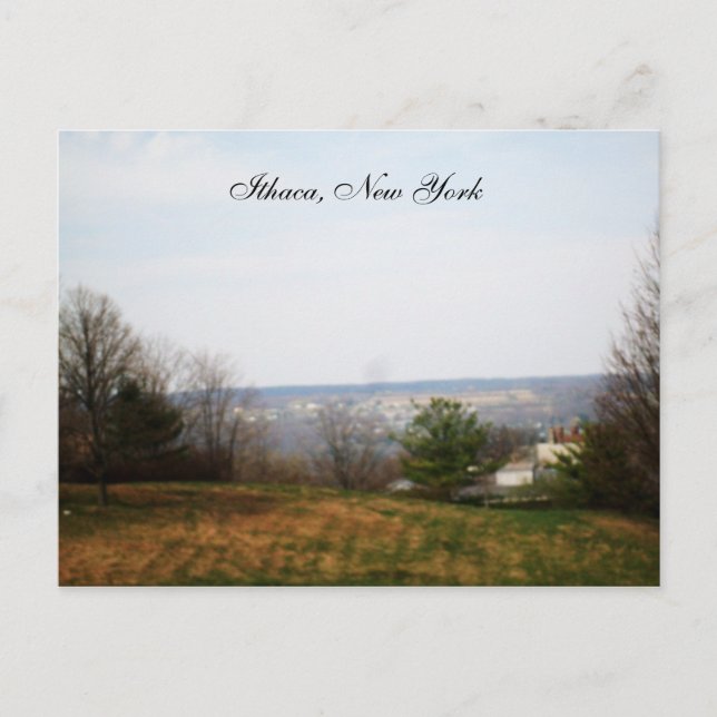 O VALE DE ITHACA, cartão postal NOVA YORK (Frente)