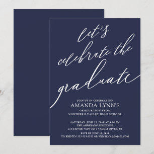 O vamos celebra o Convite para Graduação de Forman