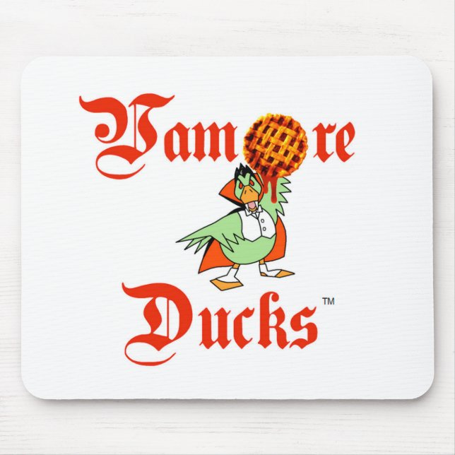 O vampiro Ducks o logotipo Mousepad (Frente)