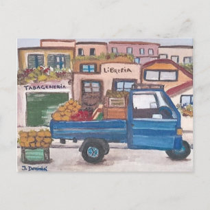O vendedor siciliano itinerante - Cartão postal