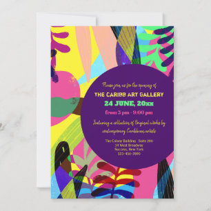 O verão colore o anúncio da abertura de galeria 