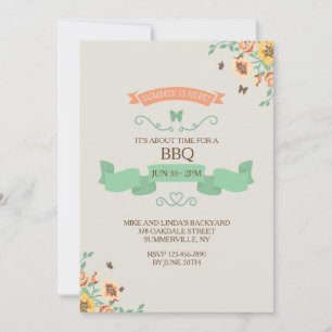 O verão está aqui convite