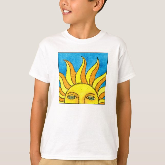 O verão Sun caçoa o t-shirt (Frente)