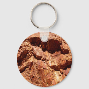 O vermelho balança o chaveiro da geologia