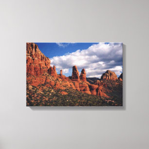 O vermelho de Sedona balança canvas