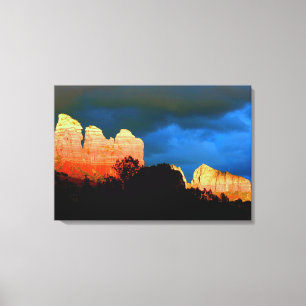 O vermelho de Sedona balança canvas