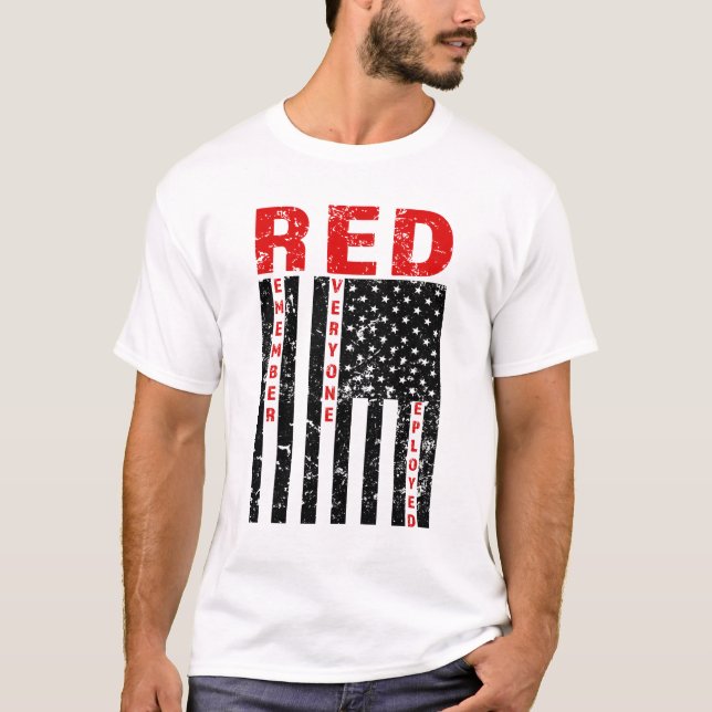 O VERMELHO recorda todos camisa distribuída dos (Frente)
