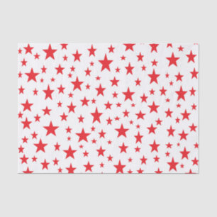 O vermelho Stars o lenço de papel