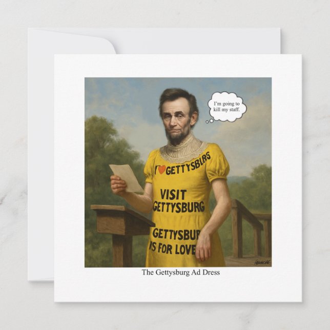 O Vestido Do Anúncio Gettysburg (Frente)