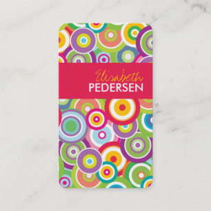 O vetor brilhante circunda cartões de visitas