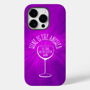 O Vinho É A capas de iphone Do Caseiro De Resposta