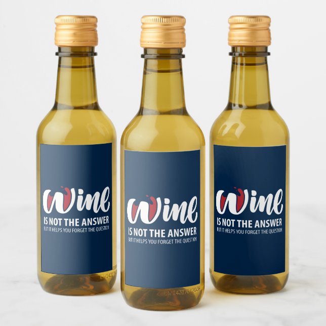 O vinho não é a resposta (Garrafas)