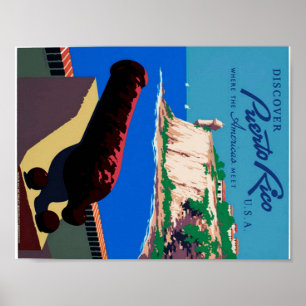 O vintage descobre o poster de Puerto Rico WPA