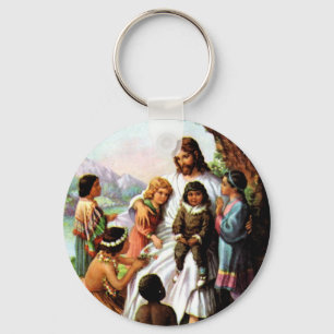 O vintage Jesus ama o chaveiro