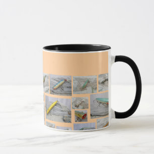 O vintage seduz remendos da caneca das imagens