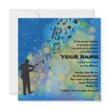 O VIOLINISTA Violin Music Bar Mitzvah Convite