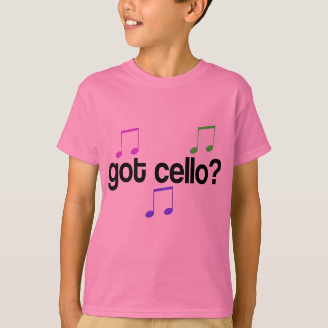 O violoncelo obtido caçoa o t-shirt (Frente)