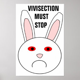 O Vivisection deve parar o poster