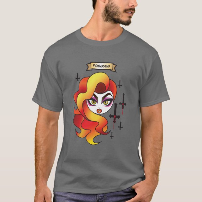 O Voodoo "possui" o t-shirt dos homens (Frente)