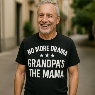 O vovô é a camiseta engraçada da mamãe