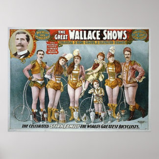 O Wallace do Excelente mostra o Poster de Circo Vi