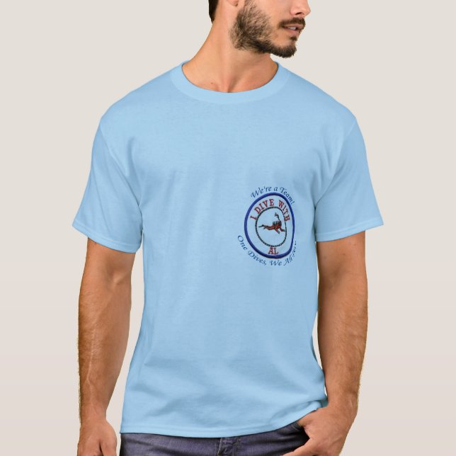 o *We é uma equipe, mim mergulha com Al, t-shirt (Frente)