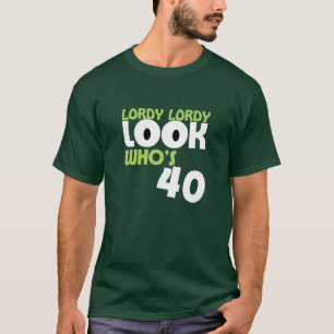O WHO do OLHAR de LORDY LORDY é t-shirt de 40