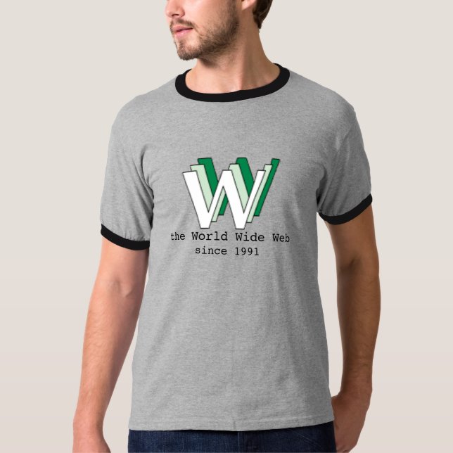 O World Wide Web, desde 1991 - camisa de WWW (Frente)