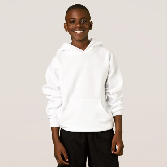 Agasalho com capuz infantil da Hanes ComfortBlend®, Branco