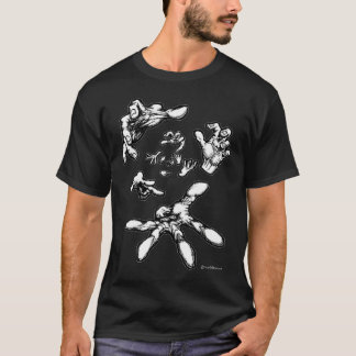 O zombi de flutuação entrega o t-shirt surreal