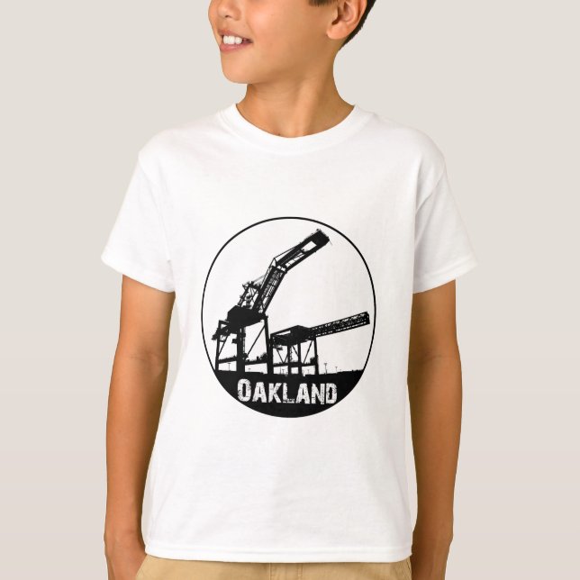 Oakland Cranes a camisa da cidade (Frente)